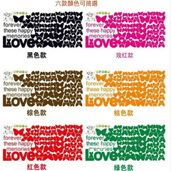 New Product Launch AY006 Multicolor Butterfly Creative Self-adhesive Painting Living Room Bedroom Glass Background Decor Sticker
