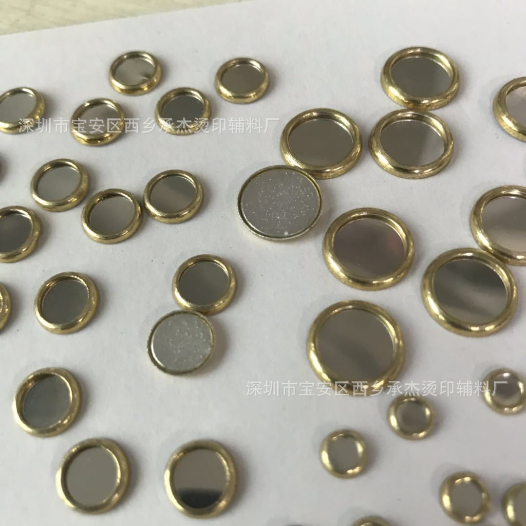 进口镜片包边 包边镜面片 服装热烫印辅料烫图烫钻工艺原材料饰品