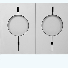 新款米白色无酸纯木浆裱画卡纸流苏款开孔2mm装裱国画十字绣