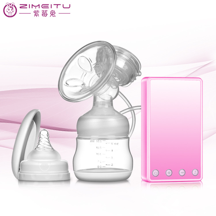 Purple berry rabbit electric breast pump maternal breast pump milking device suction large automatic massage prolactin device mute