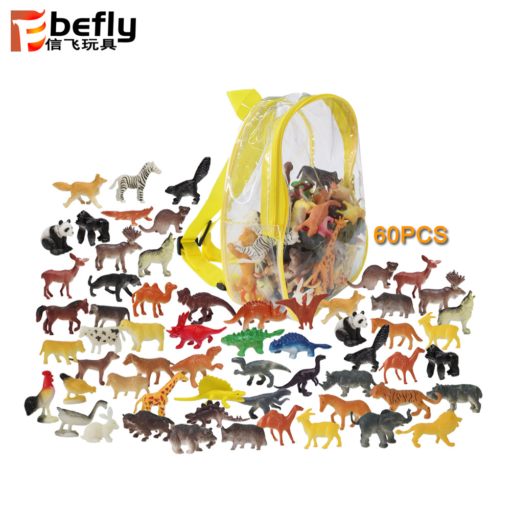 Explosión simulación animal salvaje dinosaurio granja insecto marino modelo traje de los niños educación temprana modelo de juguete animal