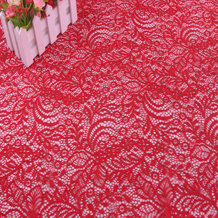 锦氨凤尾婚纱服装花边弹力满幅蕾丝面料布料波边150*无限长