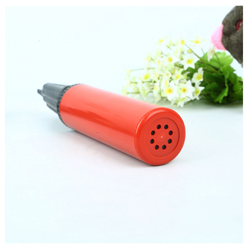 Fábrica al por mayor portátil mini mano empuje globo inflable bomba de juguete anillo de natación bomba de plástico image 6