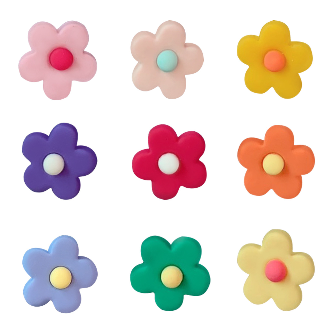 Japonés y Coreano ins broche de La Flor linda chica corazón pin bolsa colgante Internet celebridad ramillete color caramelo adornos Accesorios