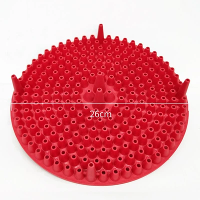 Car Wash Gravel Guard Car Wash Isolation Net Funnel Car Wash Bucket Sand Gravel Filter Car Supplies Car Wash Shop Tools (Car cleaning tools) - red-large-26cm-in-diameter