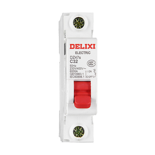 Delixi air circuit breaker DZ47S single-horse 1P unipolar household single-phase 220V small micro air switch