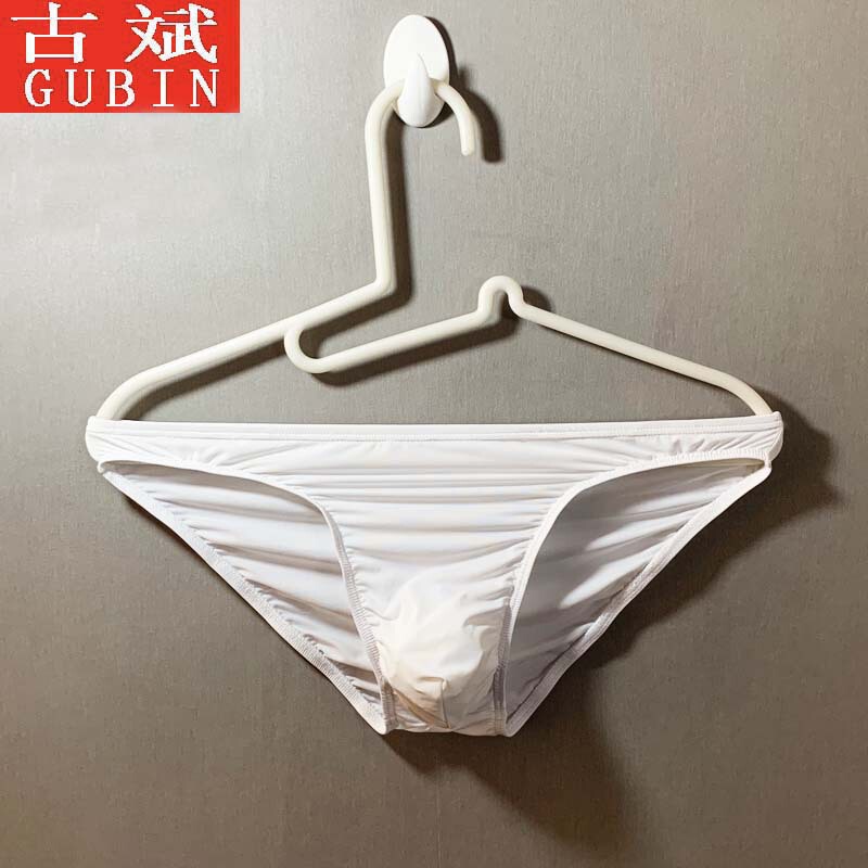 Factory direct supply new men's underwear ultra-thin ice silk briefs sexy men's bikini low waist thong