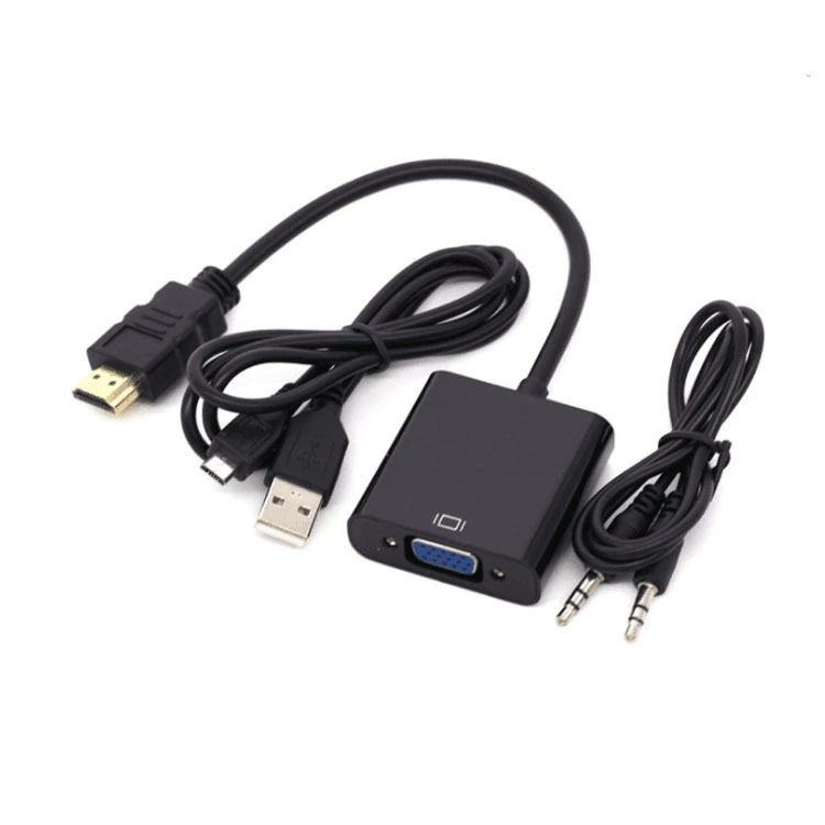 HDMI к VGA привод, аудио HDMI питание, интерфейс HDMI к VGA, видеоконвертер