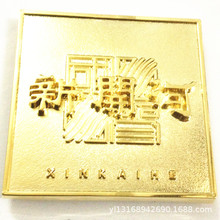 金属电镀五金标牌 小轿车脚垫标牌 汽车标牌