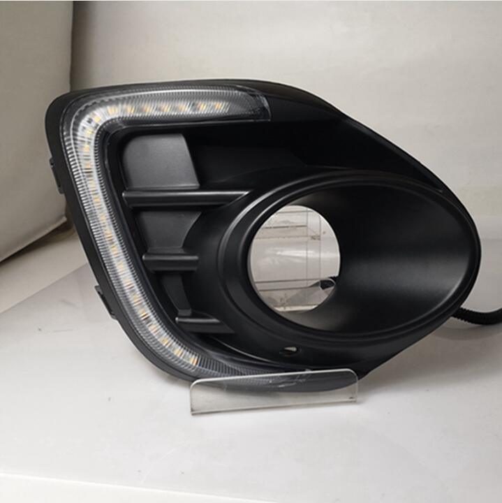 Aplicable a Mitsubishi Lancer Luz de marcha diurna modificado LED conjunto de luz antiniebla de 16 a 17 a 18