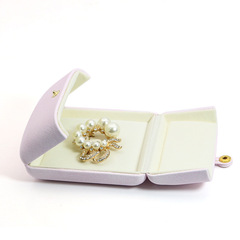 胸針首飾包裝盒PU皮胸章徽章收納盒胸牌校徽紀念章商務禮品盒