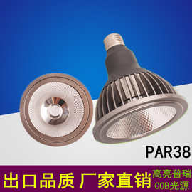 跨境专供 led E27螺口 cob灯泡餐厅聚光射灯光源15W 20W灯杯PAR38