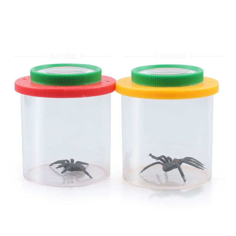 20167A детское наблюдение за насекомыми, маленькими животными, увеличительное стекло, обучающее студентов цилиндрическому просмотрщику насекомых