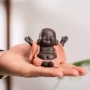 弥勒人物景观园艺紫砂茶