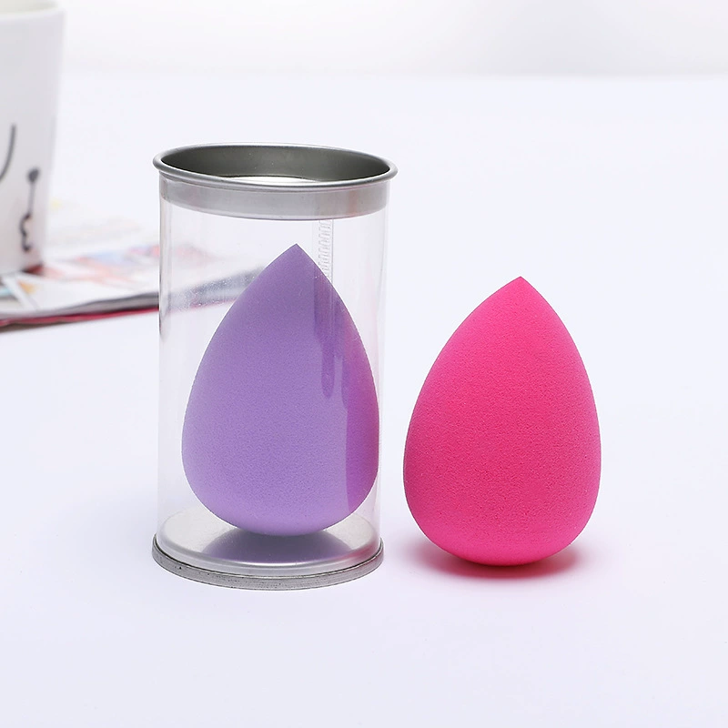 Губка для макияжа каплевидная Beauty Sponge Drop-Shaped, без латекса PU, водяная капля Puff 6×8 см, случайные цвета