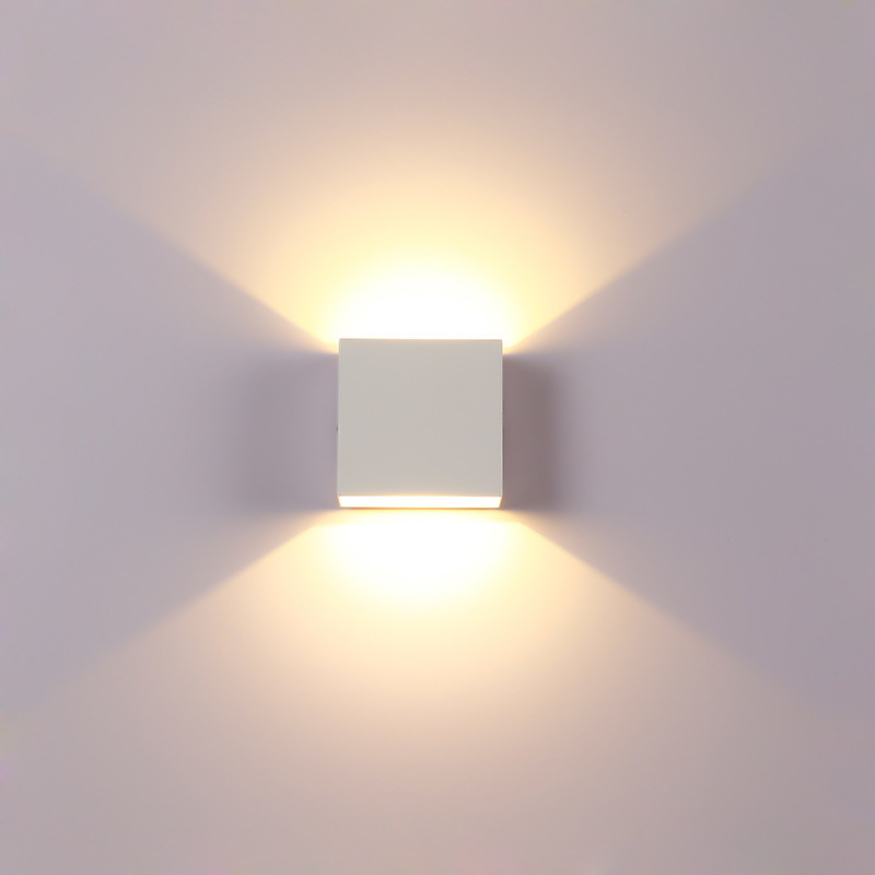Lámpara de pared minimalista moderna al por mayor, lámpara de noche para dormitorio, lámpara de pasillo, escalera, entrada, iluminación interior LED