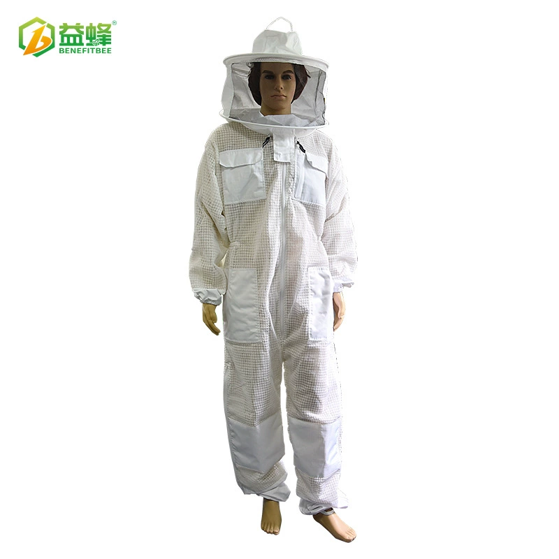 Оптовая Продажа с фабрики защитная одежда для пчел новая круглая шляпа одежда против пчел Пчеловодство против укусов одежда шляпа цельная Удобная дышащая