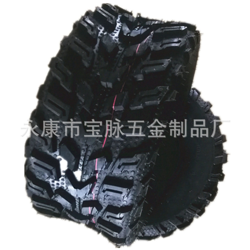 四轮沙滩车卡丁车10寸轮胎22X10-10寸A字花纹越野轮胎23x7-10