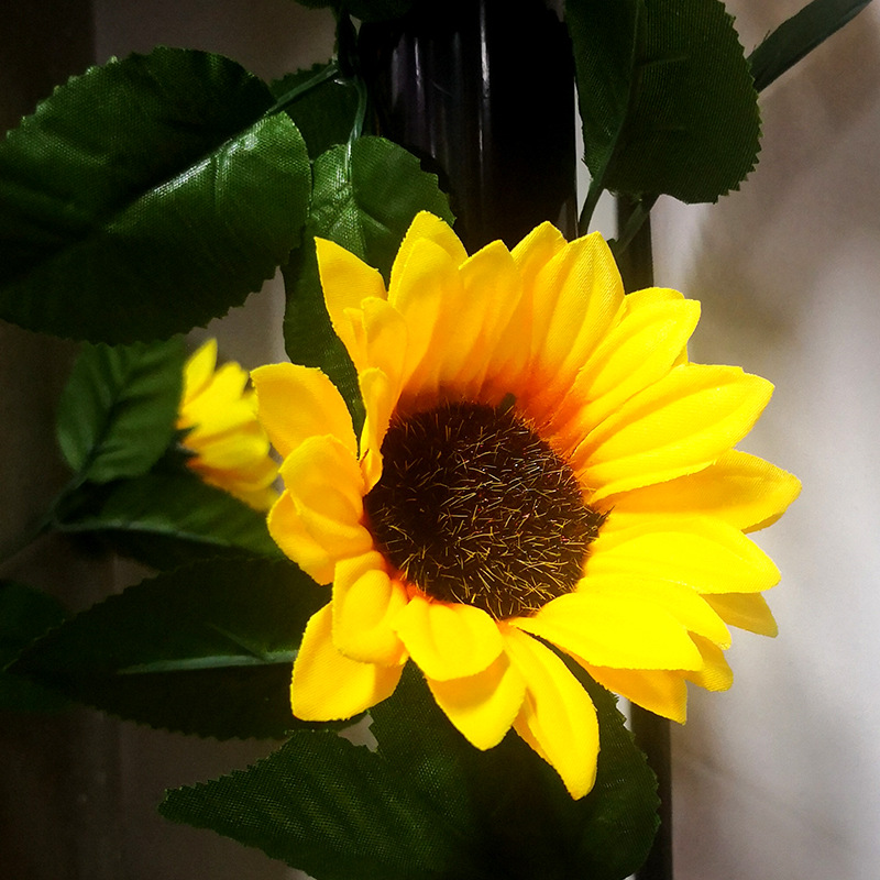 Flor de girasol Vid flor artificial 10 Flor de girasol grande Vid decoración de la vida real hogar tubería bobinado soporte transfronterizo