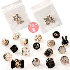 Pearl Brooch for Women, Small Scents Wind, Pin to Dress, Decorative and Creative, Versatile, Anti-Slip, Silk Scarf Cufflinks, Collar Pin