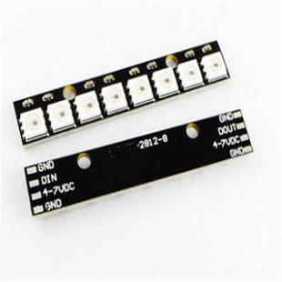 8λ WS2812 5050 RGB LED ȫ���Ӳʟ��_�l�� �ڰ� QQY