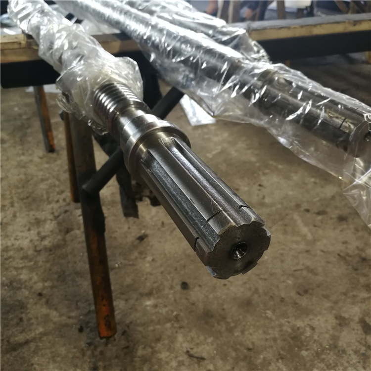 工厂批发机床梯形丝杆T40正反牙梯形调节丝杆带花键头来图来样