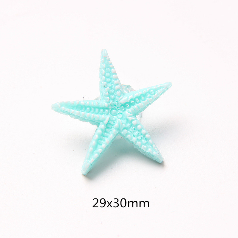 Anclaje estrella de mar resina Marina accesorios epoxi caja del teléfono la joyería DIY Delgado relleno fábrica al por mayor