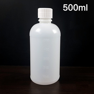 �F؛500ml����ƿ��ɫHDPEҺ�wȡ��ƿˮ��ƿһ��ԇ��ƿ���w���bƿ