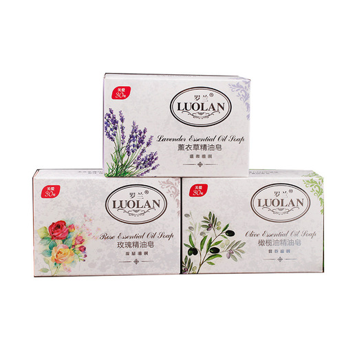 Roland essential oil soap 128g rose essential oil soap olive oil soap lavender essential oil soap mild transparent soap