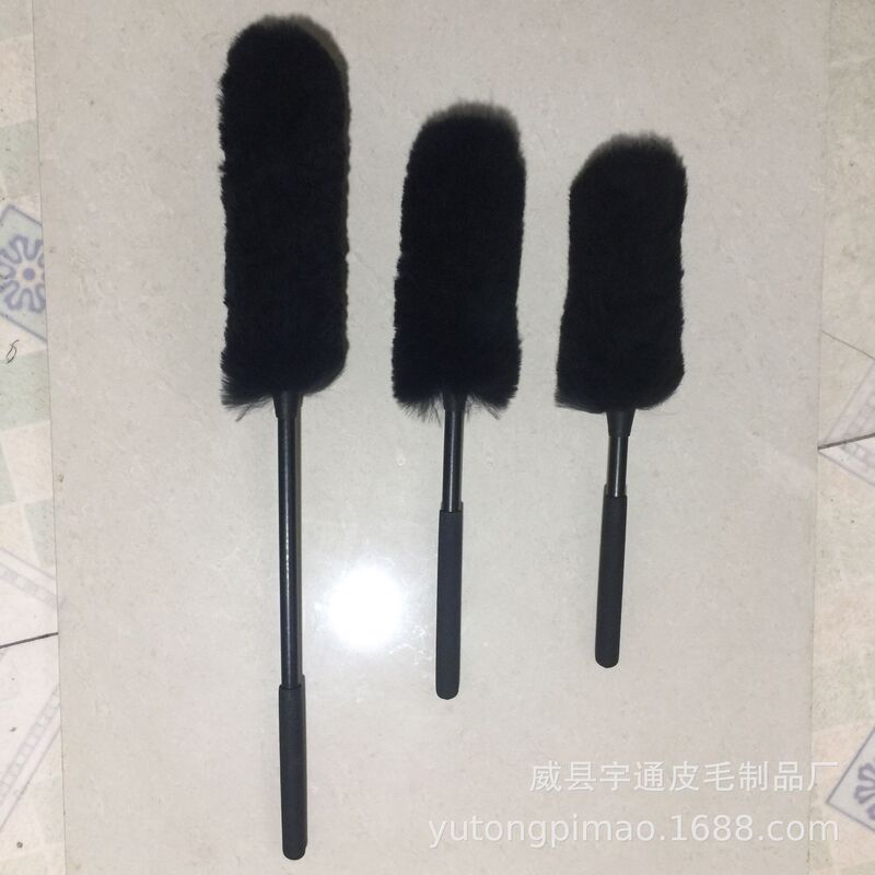 Australian Wool Wheel Brush Car Rim Cleaning Small Duster Wool Stick Mop Manufacturer Wholesale Brush Set