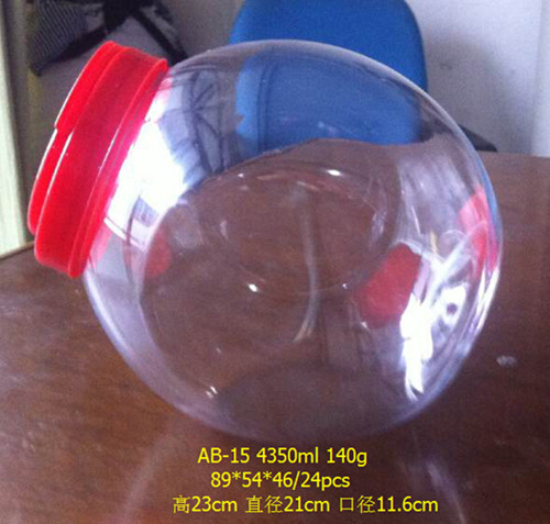 厂家特价批发大号塑料异型罐、PET广口塑料糖果罐