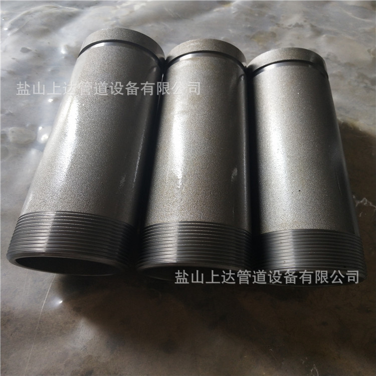 专业生产加厚管外丝 20#无缝管两头车丝 碳钢双头外丝 规格齐全