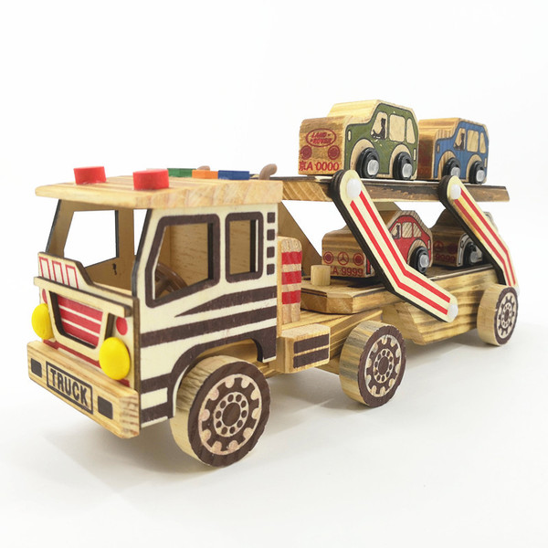 Double-layer flatbed truck