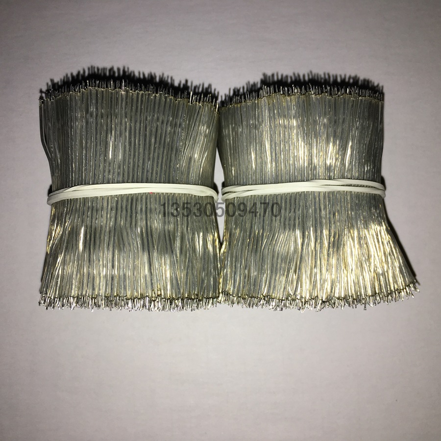 销售透明导线7根铜丝胶皮外径1MM玩具透明电子连接线两头开口镀锡