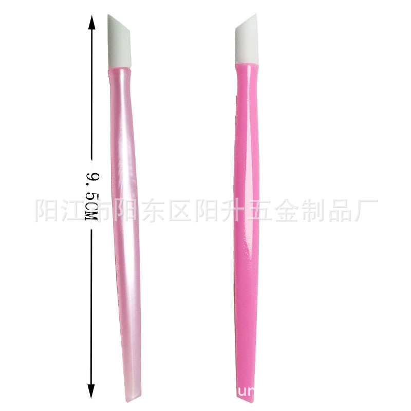 Plastic fake nail pressing stick sticker pusher stick lipstick nail polish full sticker orange stick manufacturer