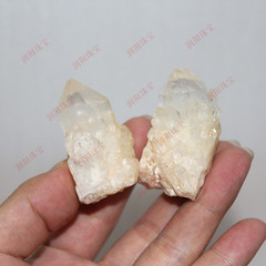 Runyangshi East Sea Natural Clear Quartz Cluster Mini Ornament Crystal Tooth Crystal Chunk Collectible Mineral Specimen Wholesale Price
