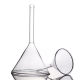 Factory sales glass funnel triangular funnel short neck funnel diameter 60 75 90 100 120150mm