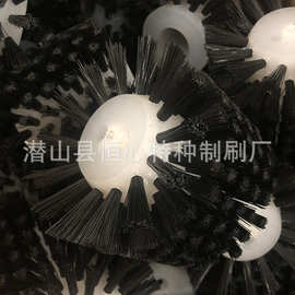 毛刷轮 现货供应清洁除尘空心滚轮刷 小圆辊筒毛刷厂家