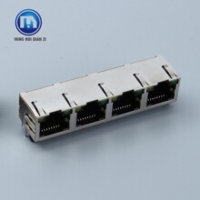 �W·�ӿ�RJ45 8p8c 1*4��������RJ45ĸ���W���B����LED