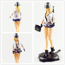 吃鸡女蛋糕装饰人偶手办套装摆件公仔模型玩具烘焙情景卡通套装