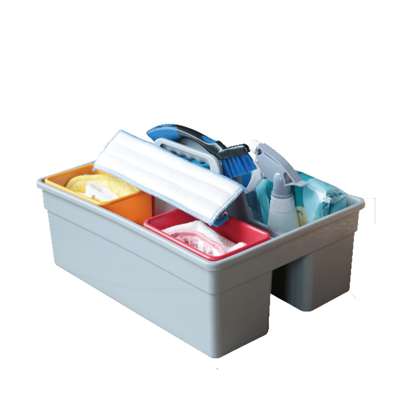 Factory direct home hygiene portable cleaning basket glass scraping housekeeping cleaning supplies a full set of storage tools