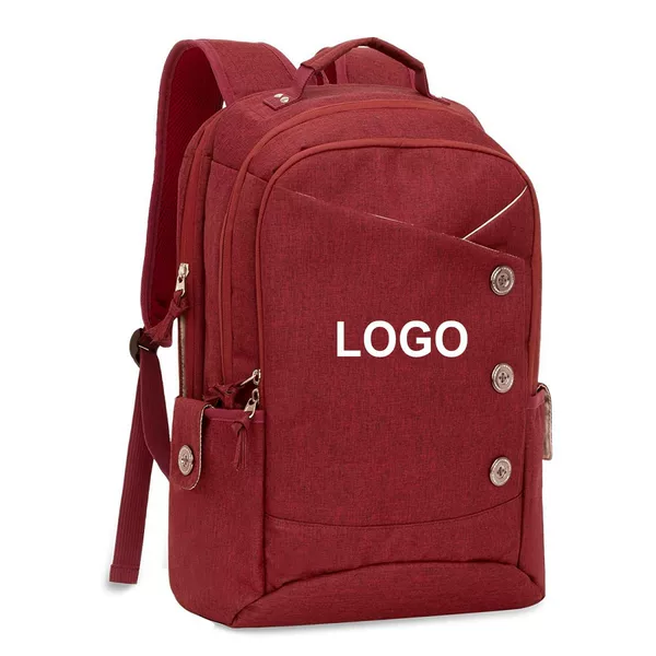 Ultra Light Business Travel Bag Durable Large Capacity Casual Laptop Backpack Printed logoRPET