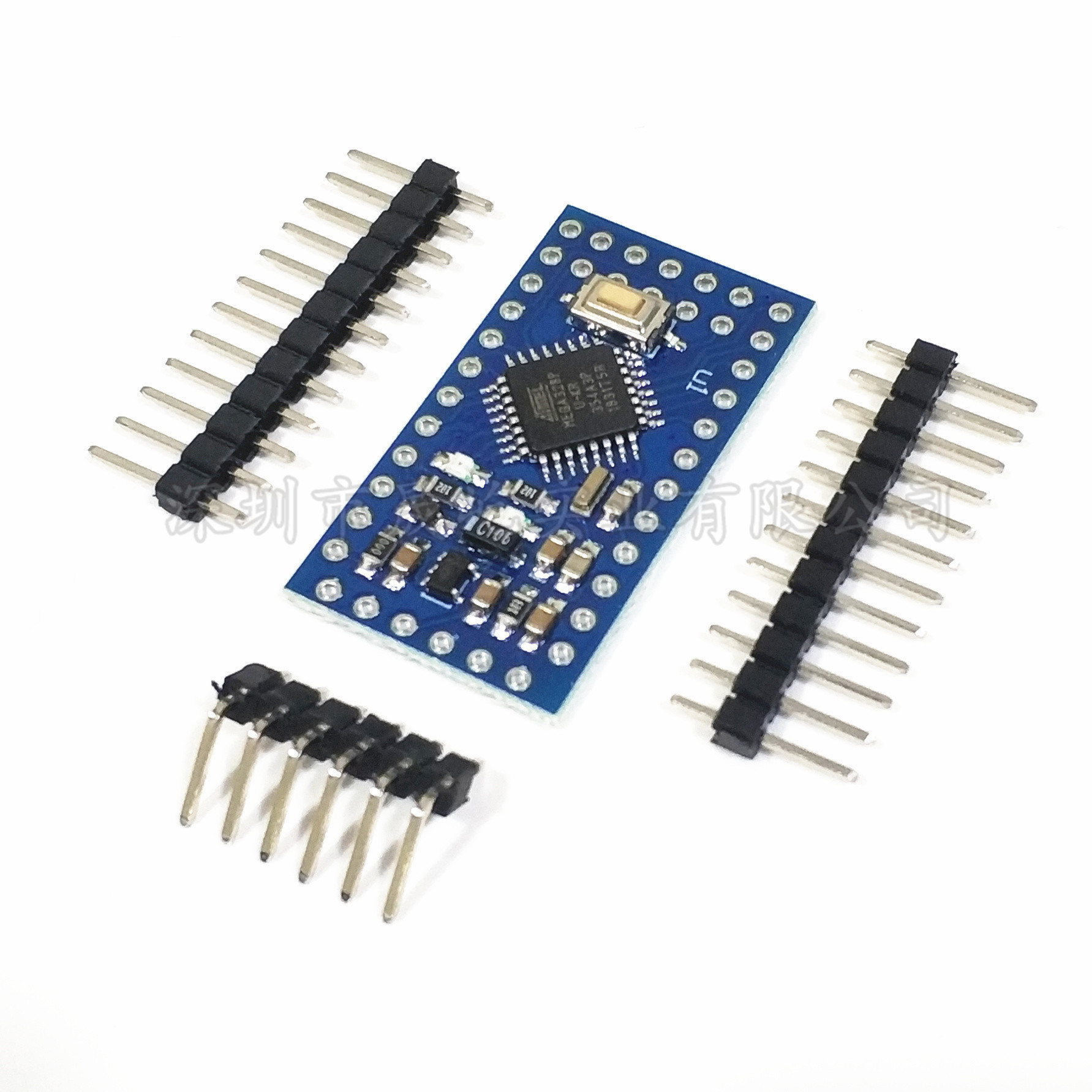 新款 pro mini 改进版 ATMEGA328P 5V/16M 电子积木模块 互动媒体