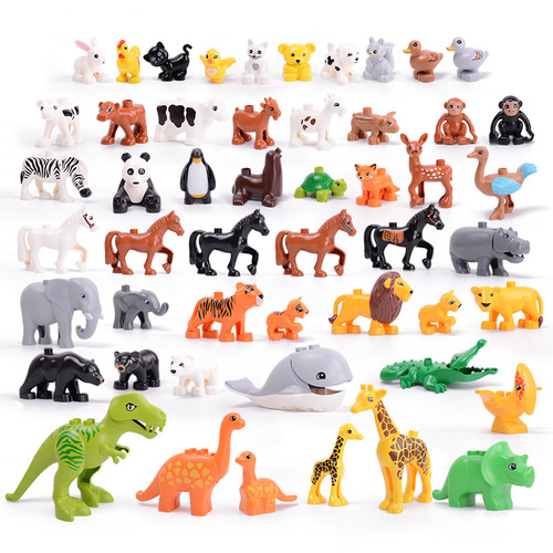 Wholesale Compatible LEGO Building Toys for Children Large Animal Accessory Pack Amusement Park Ferris Wheel Educational Assembly