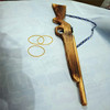 Wooden toy, jewelry, handle, big rifle, hair rope, submachine gun, wholesale