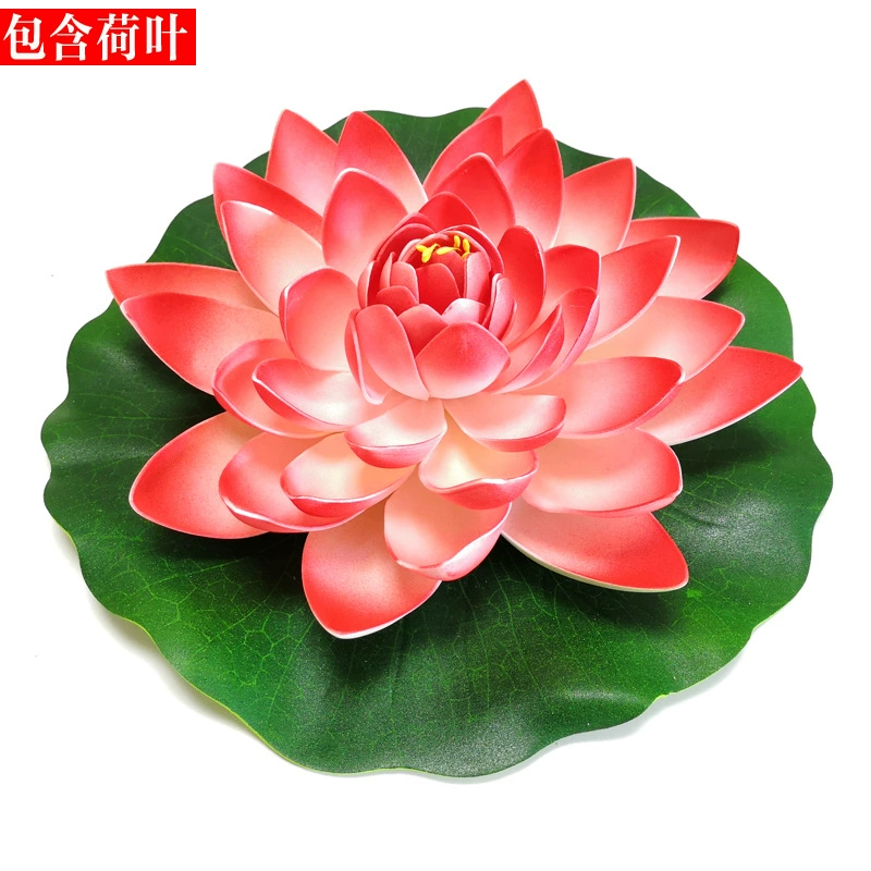 Artificial lotuses, water lilies, pond decor