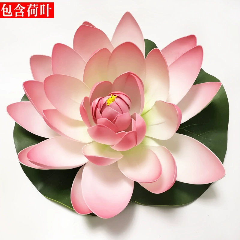 Artificial lotuses, water lilies, pond decor