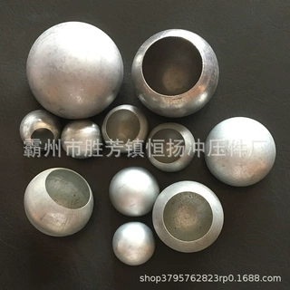 空心小铁球铁艺床配件 护栏立柱球头圆形铁盖帽 其他五金配件厂家