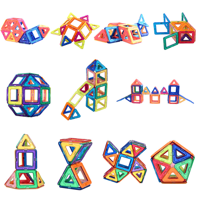 Bloques de construcción magnéticos educativos para niños, 40 piezas, magnéticos puros, juguetes magnéticos para niños, en stock transfronterizo. image 5