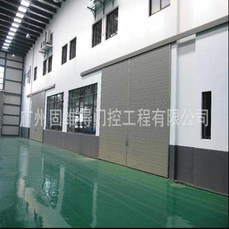 Shantou Industrial Sliding Door Manufacturer Directly Supplies Heavy-Duty Anti-Theft Steel Factory Entrance Doors and Installs Electric Doors